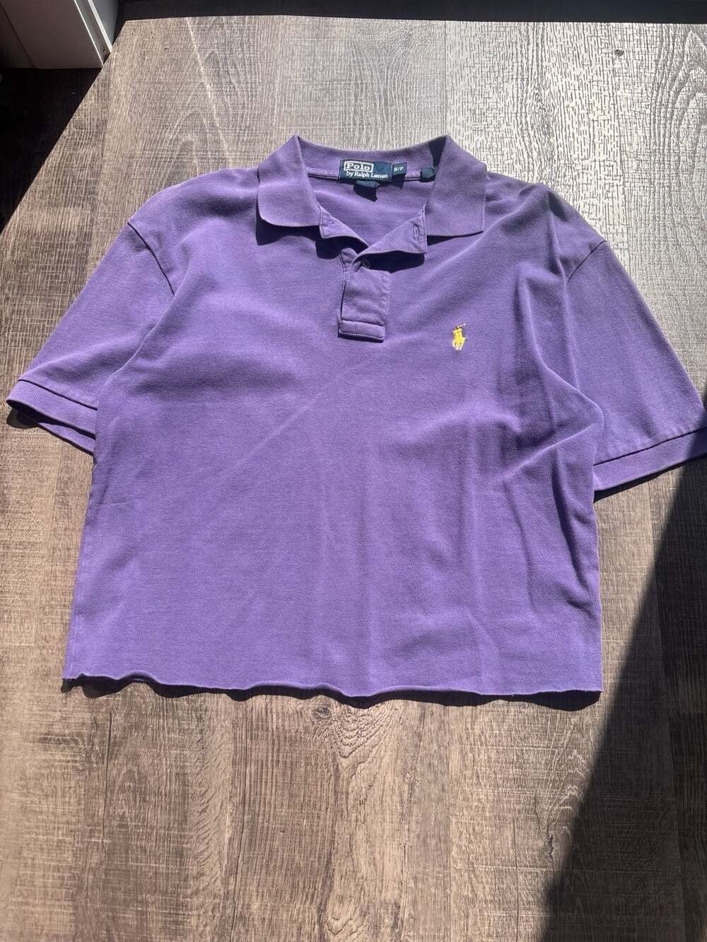Polo by Ralph Lauren Cropped Short Sleeve Polo Shirt